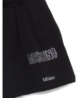 Moschino Kids ロゴ入りドローコードショーツ - サムネイル3