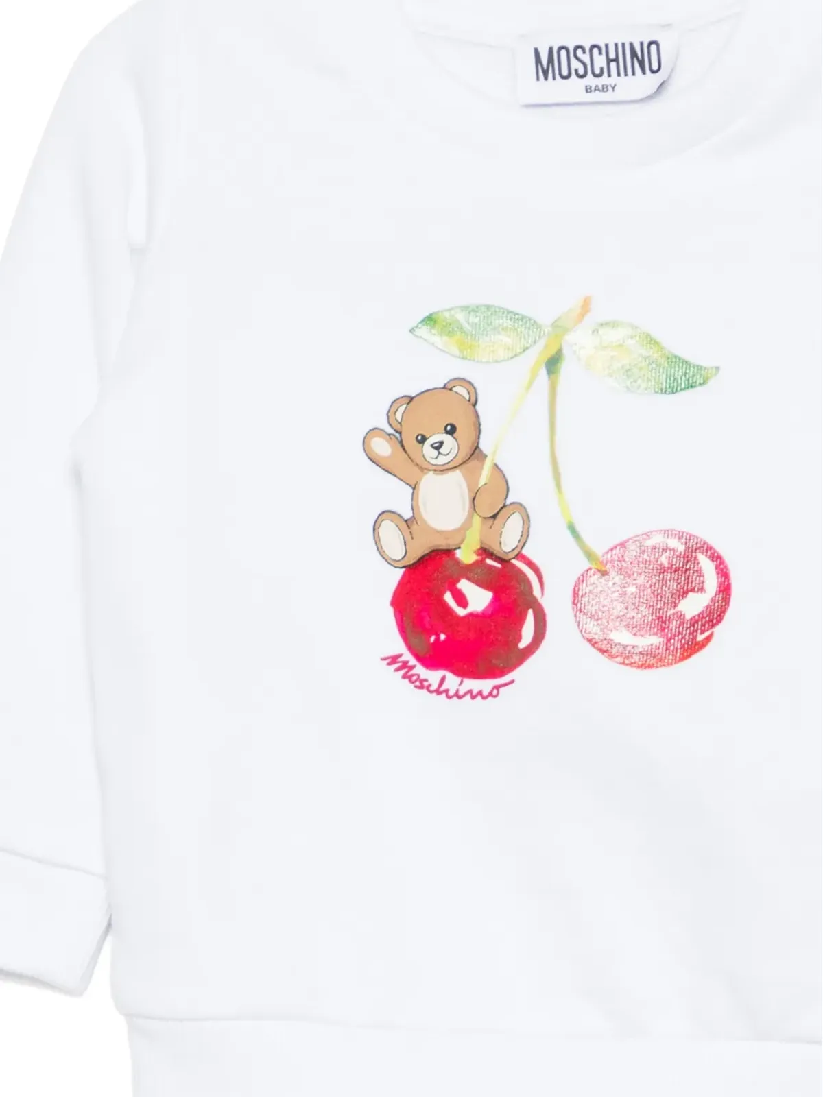 Moschino Kids チェリープリント スウェットシャツ - 画像3