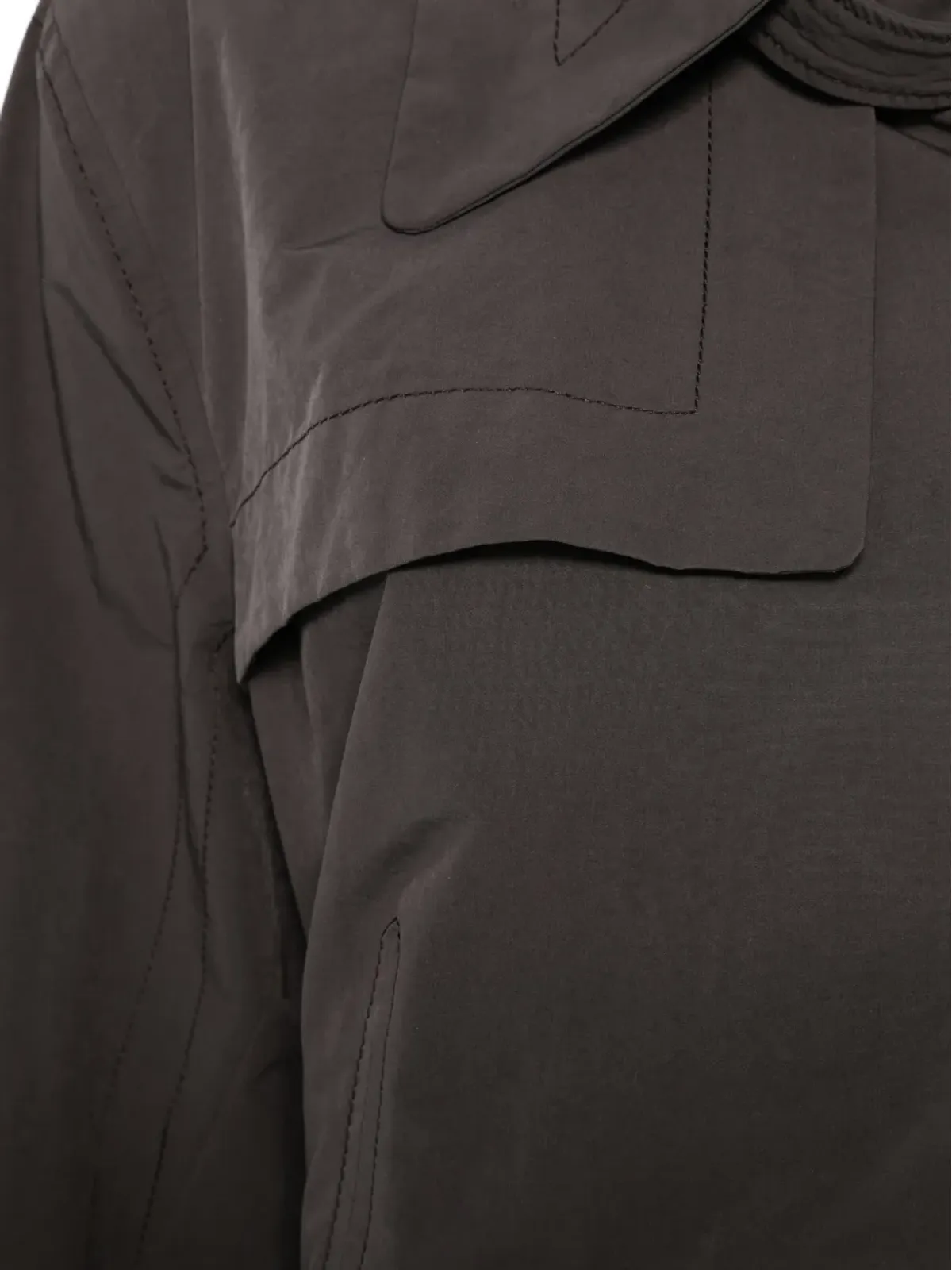 Giorgio Armani ベルト付きトレンチコート - 画像3