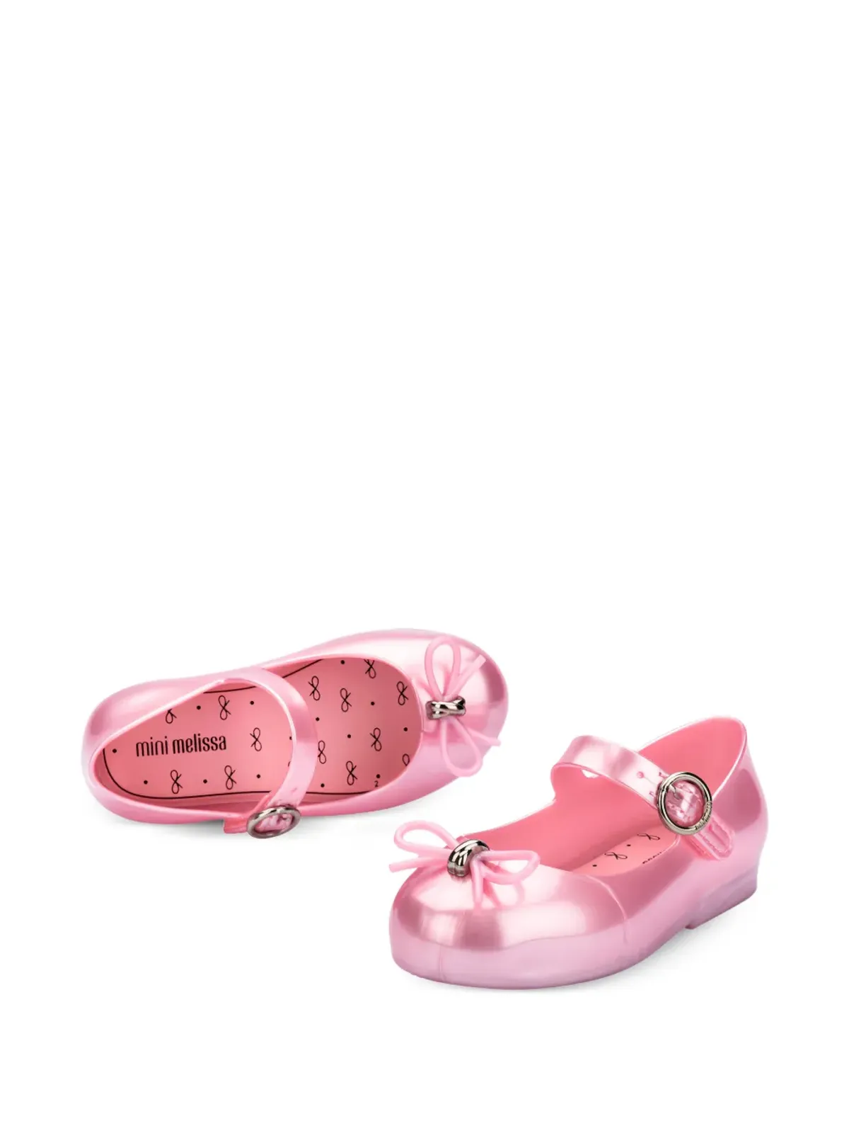 Mini Melissa ボウバックル バレリーナ - 画像2
