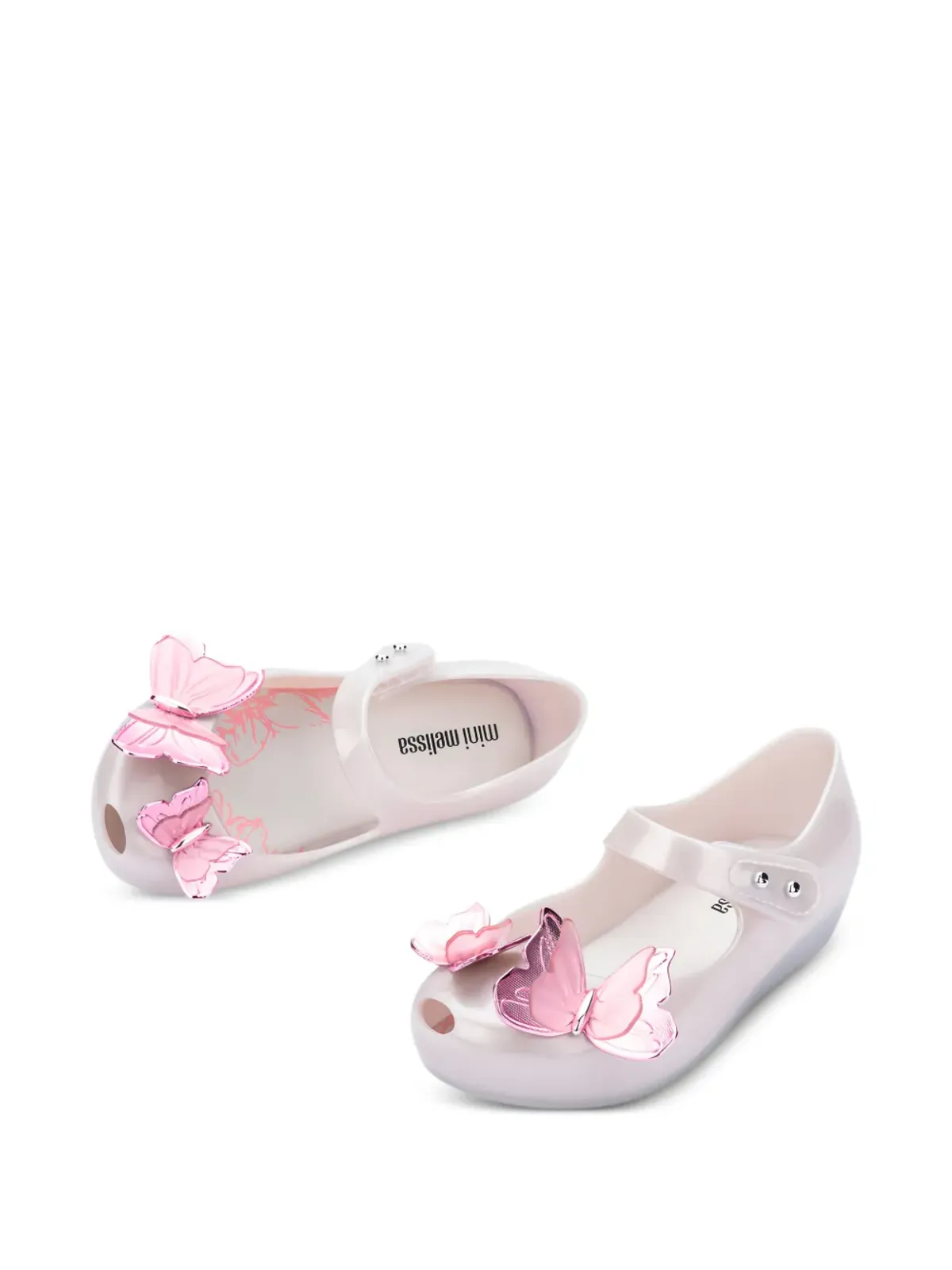 Mini Melissa 蝶のアップリケ バレリーナ - 画像3
