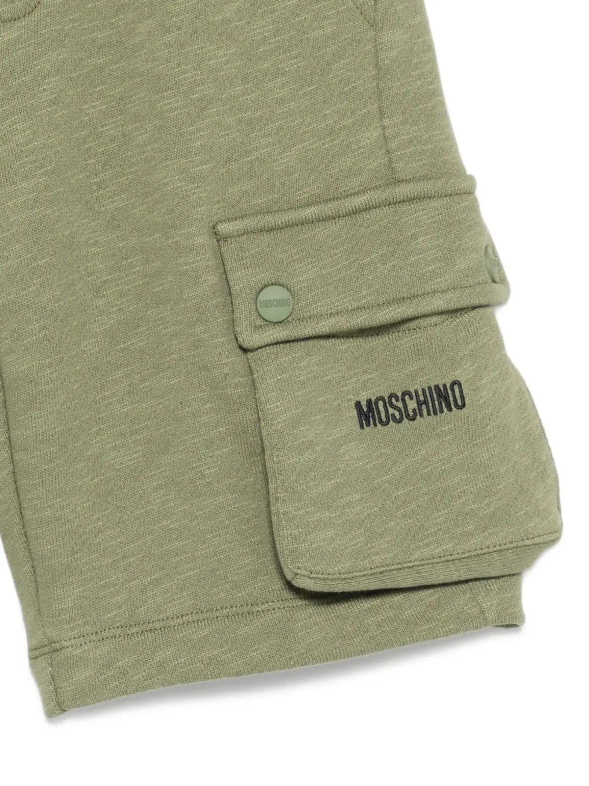 Moschino Kids ロゴ刺繍カーゴショーツ - 画像3