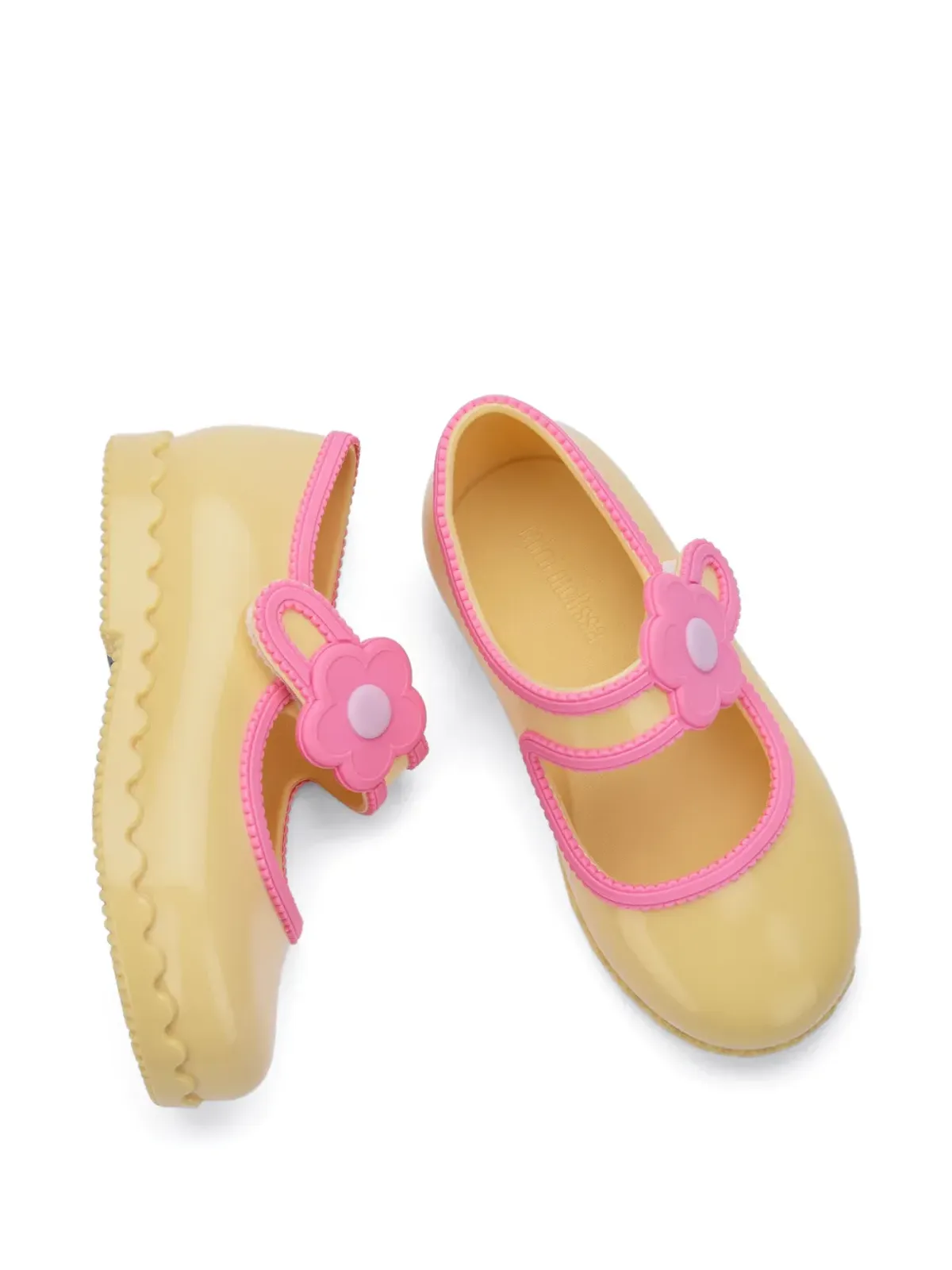 Mini Melissa 花モチーフ バレリーナシューズ - 画像3