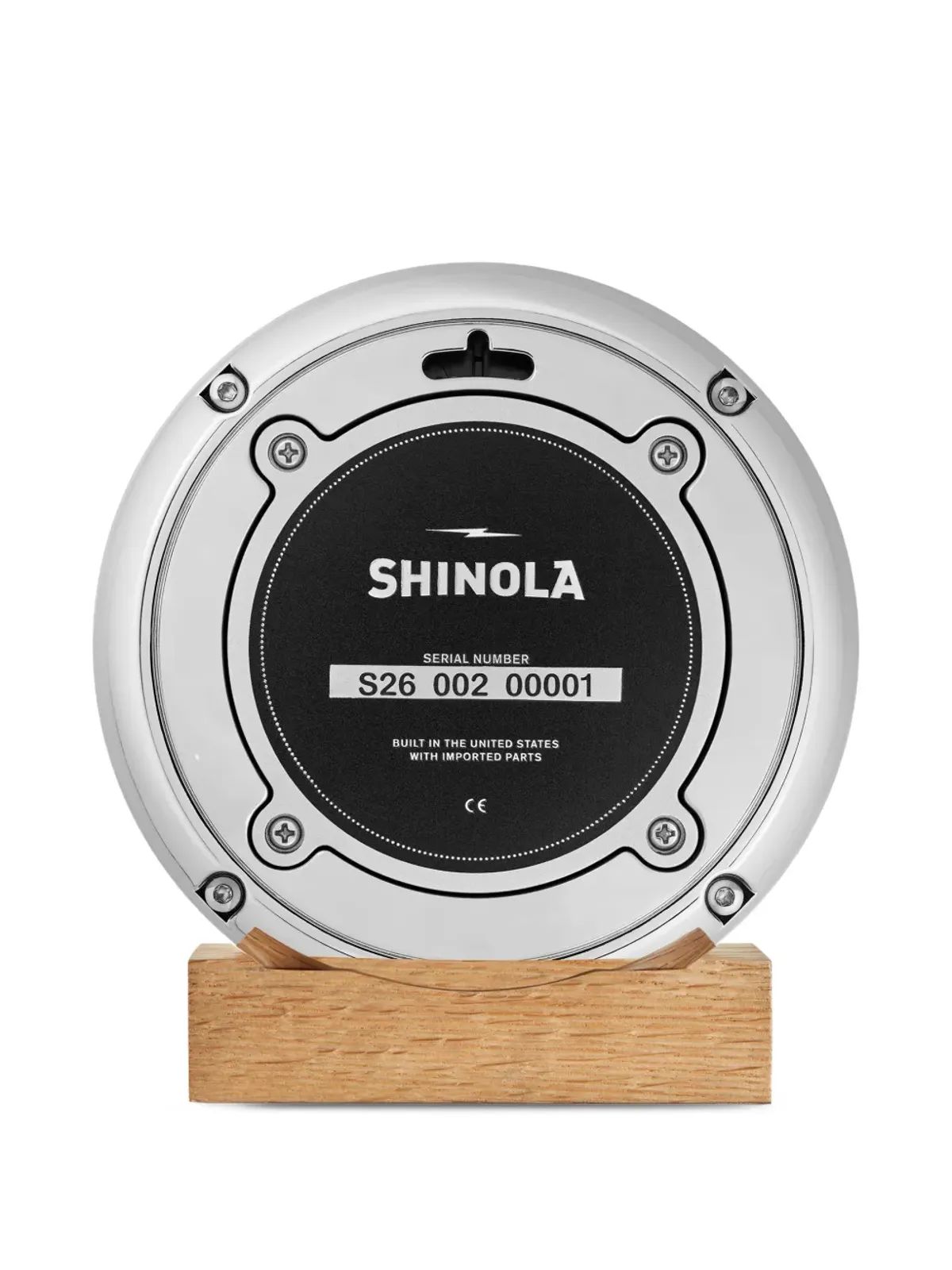 Shinola Runwell デスククロック - White - 画像4