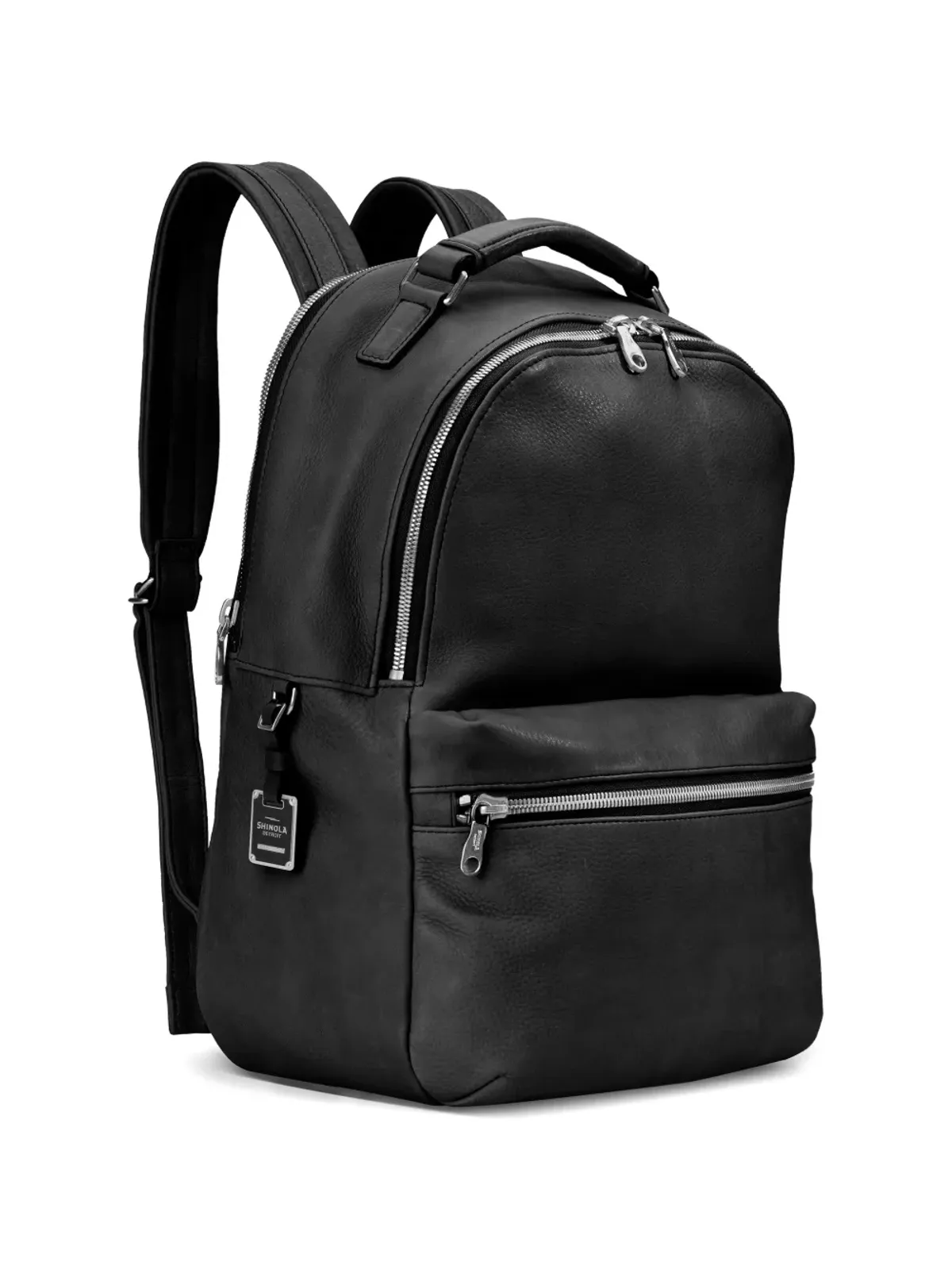 Shinola Runwell グレインレザーバックパック - ブラック - 画像3