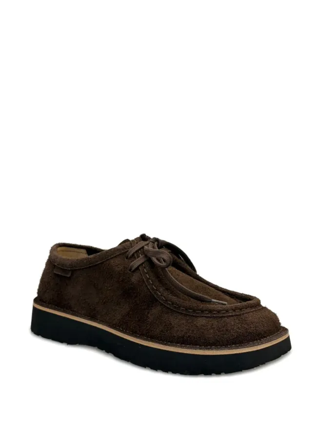 LOEWE LOEWE Faro lace-up Derby shoes - Brownの商品画像