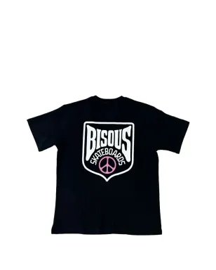 Bisous Skateboards ブラソン プリントTシャツ - ブラック - サムネイル2
