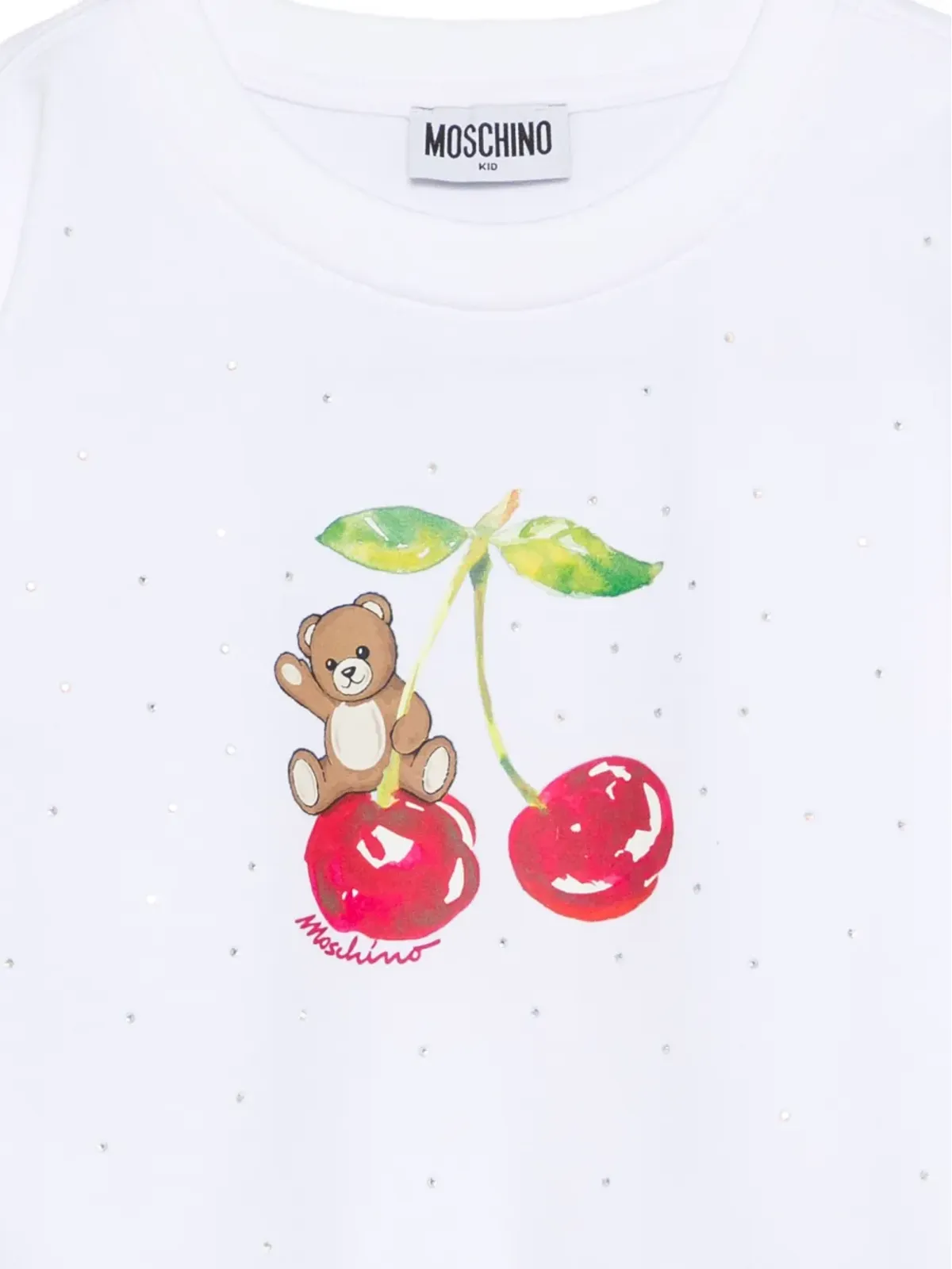 Moschino Kids チェリーグラフィック スウェットシャツ - 画像3