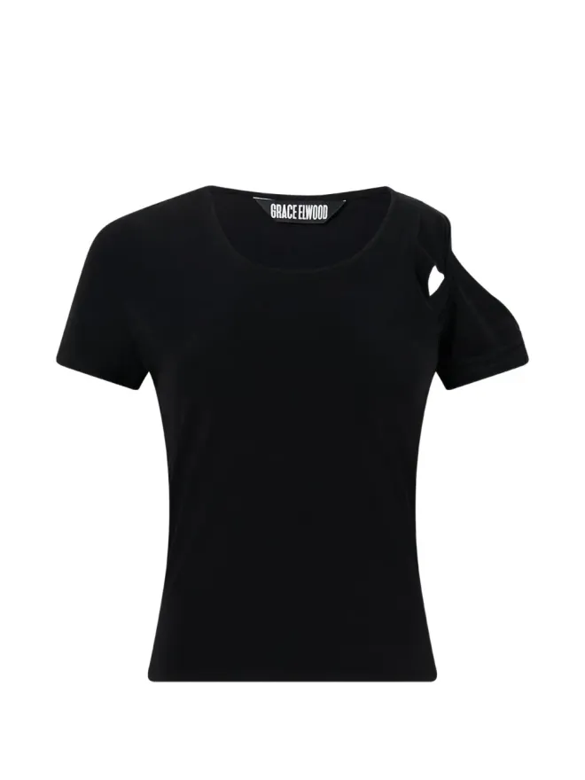 GRACE ELWOOD GRACE ELWOOD タングルカットアウトTシャツの商品画像
