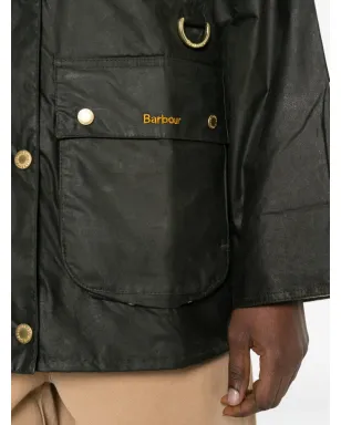 Barbour アーギル ジップファスナー付きパッチポケット ジャケット グリーン - サムネイル5