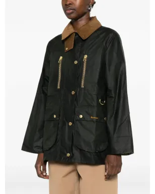 Barbour アーギル ジップファスナー付きパッチポケット ジャケット グリーン - サムネイル3