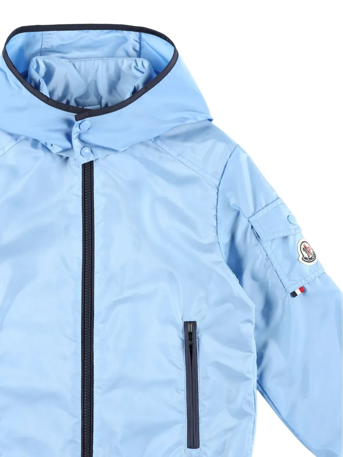 Moncler Enfant バヌ フード付きレインジャケット - 画像3