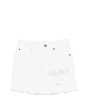 Moschino Kids ロゴ入りエンブロイダリースカート - サムネイル1