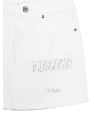 Moschino Kids ロゴ入りエンブロイダリースカート - サムネイル3