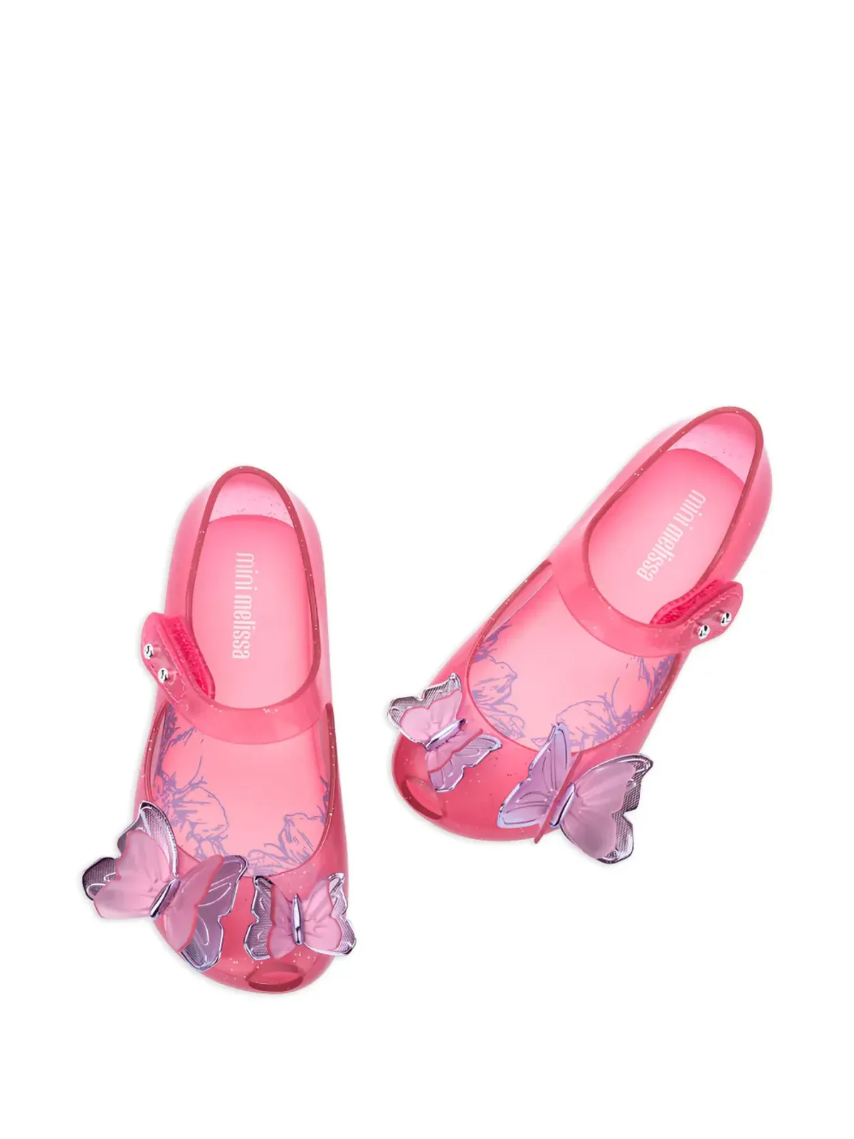 Mini Melissa 蝶結びストラップ バレリーナ - 画像3