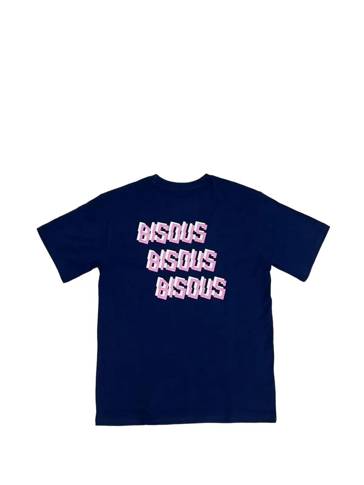 Bisous Skateboards X3プリントTシャツ ブルー - 画像2