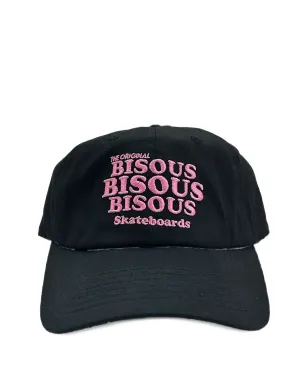 Bisous Skateboards Grease 刺繍 ベースボールキャップ - ブラック - サムネイル1