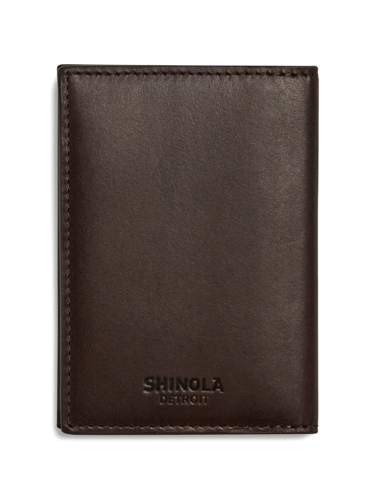 Shinola 折りたたみ式カードホルダー ウォレット ブラウン - 画像2
