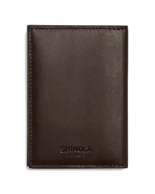 Shinola 折りたたみ式カードホルダー ウォレット ブラウン - サムネイル2