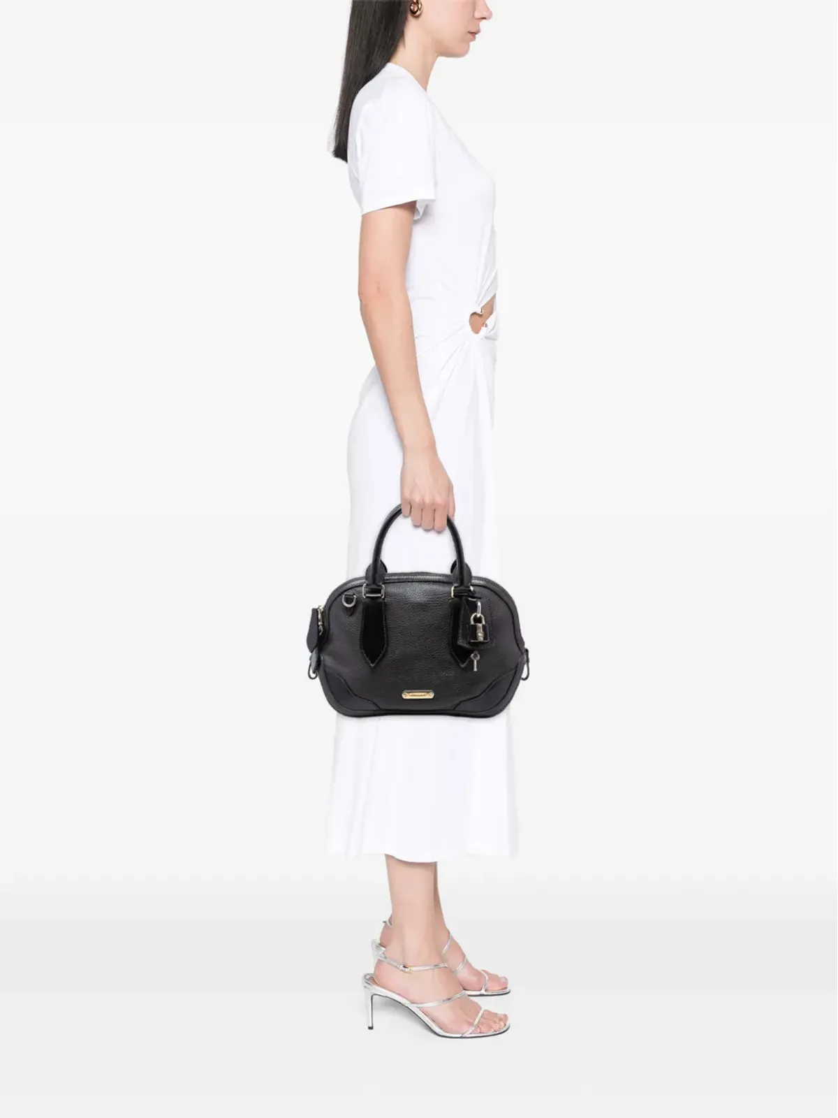Burberry Pre-Owned オーチャード ボウリングバッグ サッチェル - 画像2