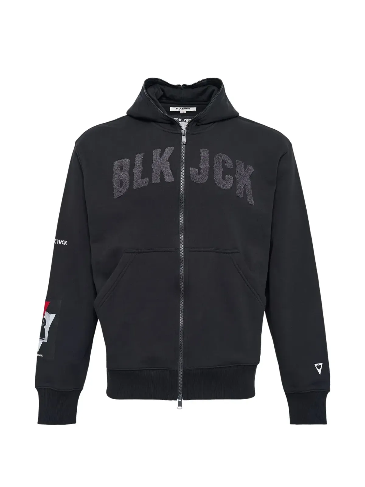 Blackjack Ninja ロングスリーブ フーディー - 画像1