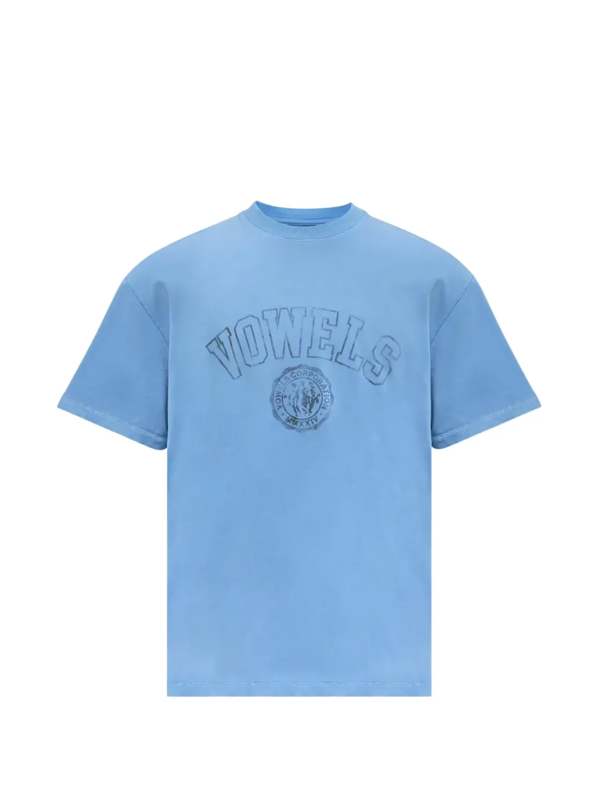 Vowels クルーネック ロゴ入りTシャツ - 画像1