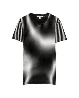 Nili Lotan ストライプTシャツ（ブラック） - サムネイル1