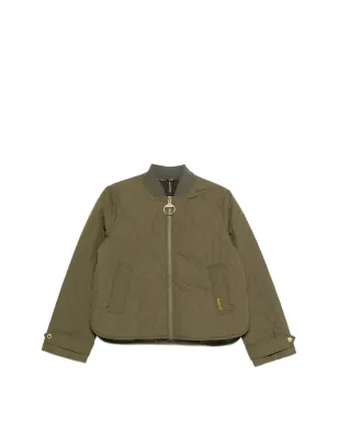 Barbour キルティング ジップファスナー付きジャケット - グリーン - サムネイル1