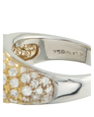 LB Exclusive 18k white gold diamond dome ring - サムネイル3