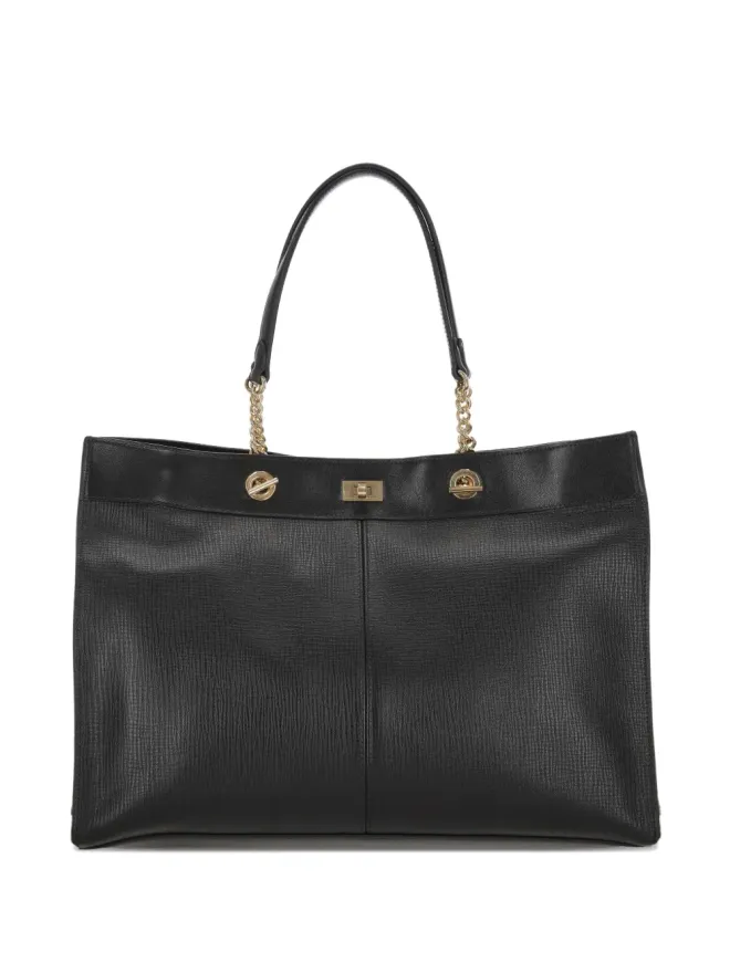 Anya Hindmarch Anya Hindmarch トップハンドル レザートートバッグの商品画像