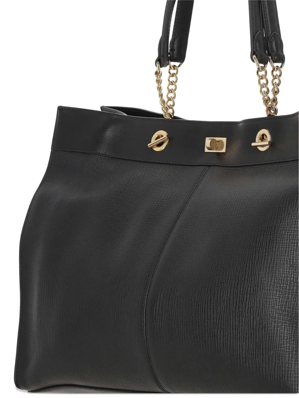 Anya Hindmarch トップハンドル レザートートバッグ - 画像4
