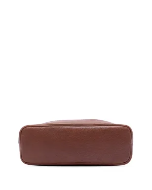 Burberry Pre-Owned レザー トリム キャンバス ドローストリング バケットバッグ - サムネイル4
