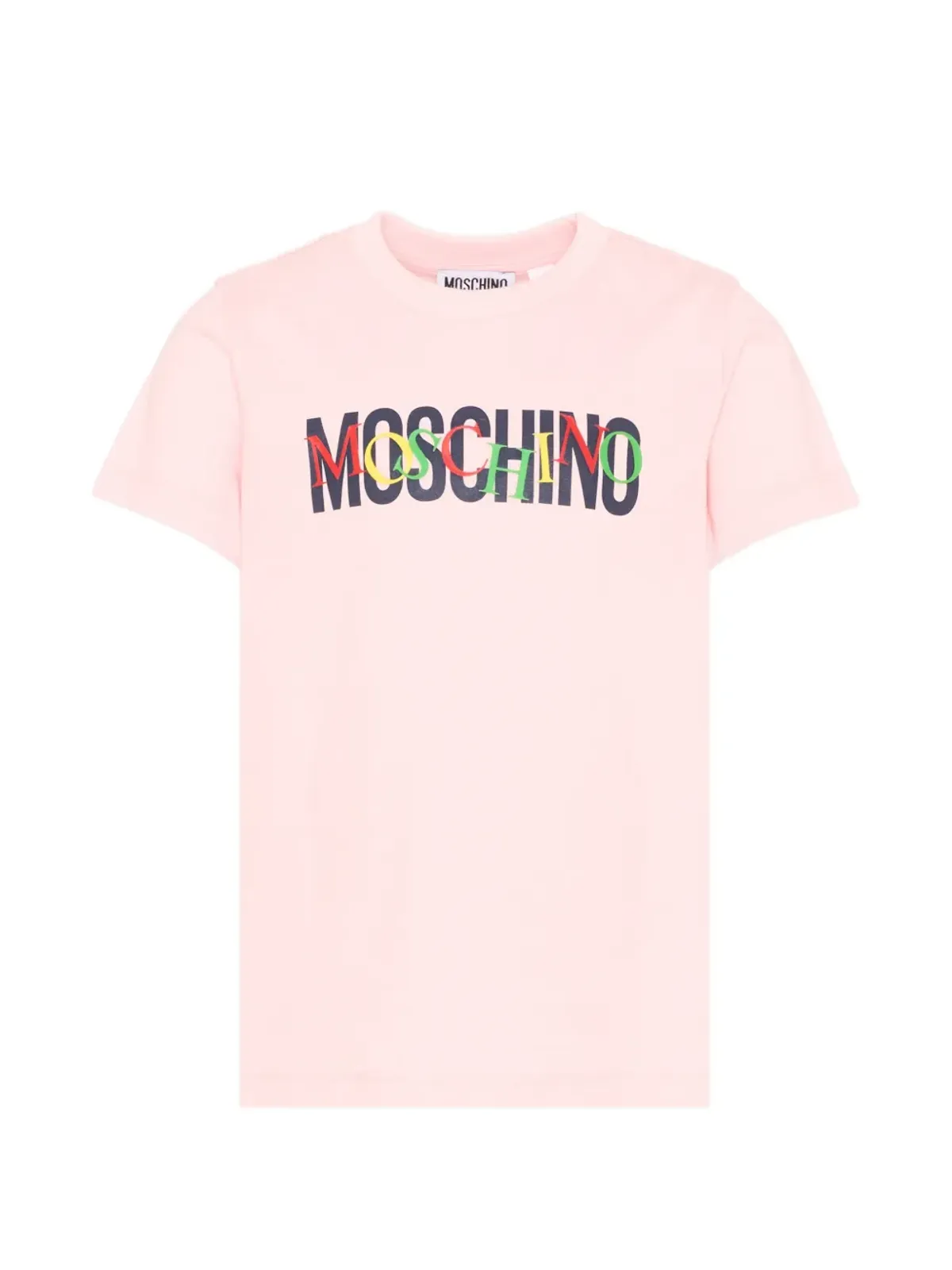 Moschino Kids ロゴディテールTシャツ - Pink - 画像1