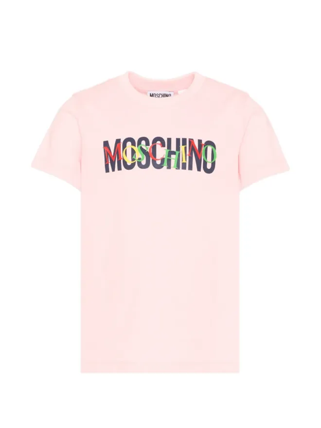 Moschino Kids Moschino Kids ロゴディテールTシャツ - Pinkの商品画像
