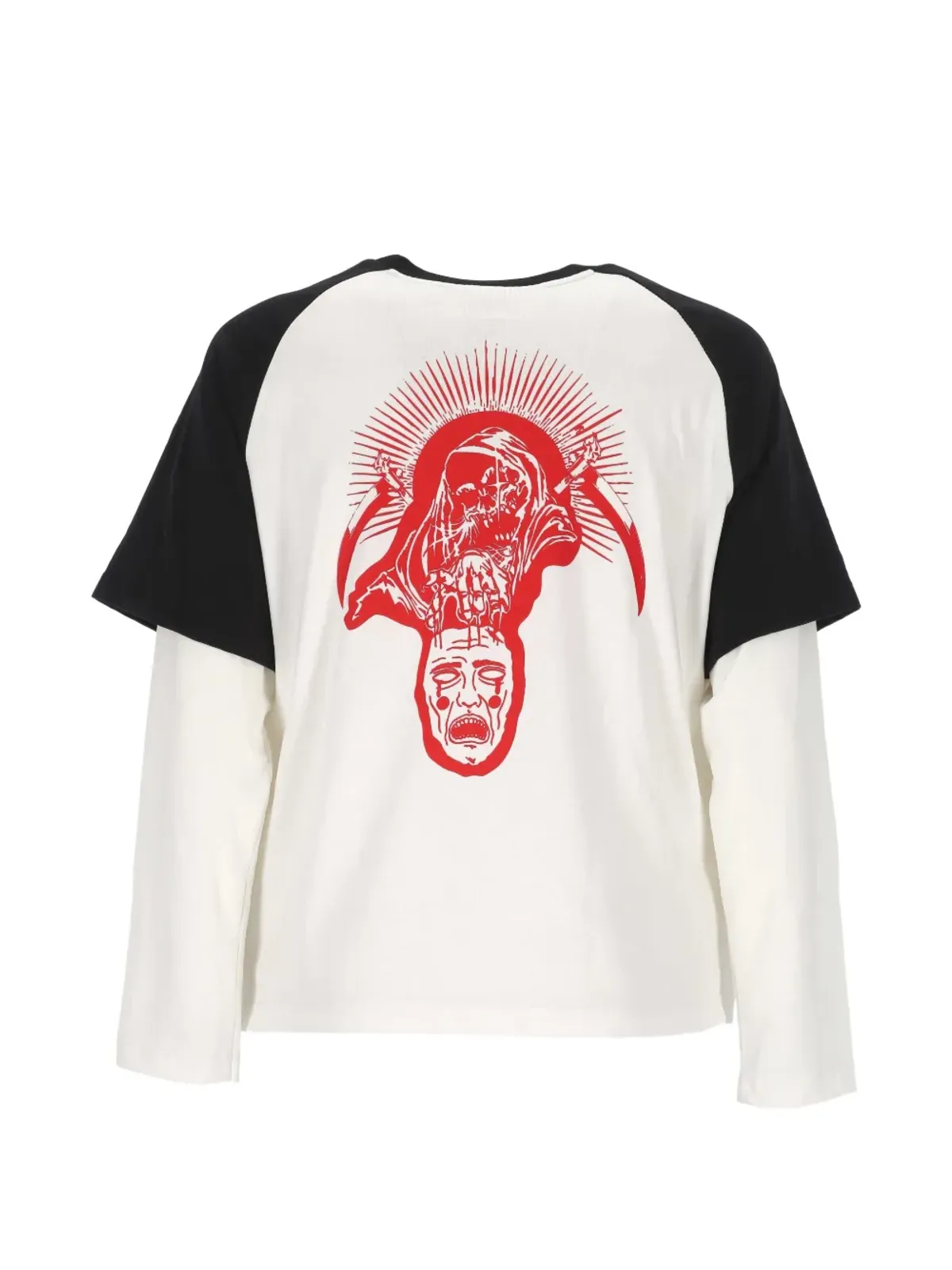 Jaws 長袖レイヤードTシャツ - 画像2