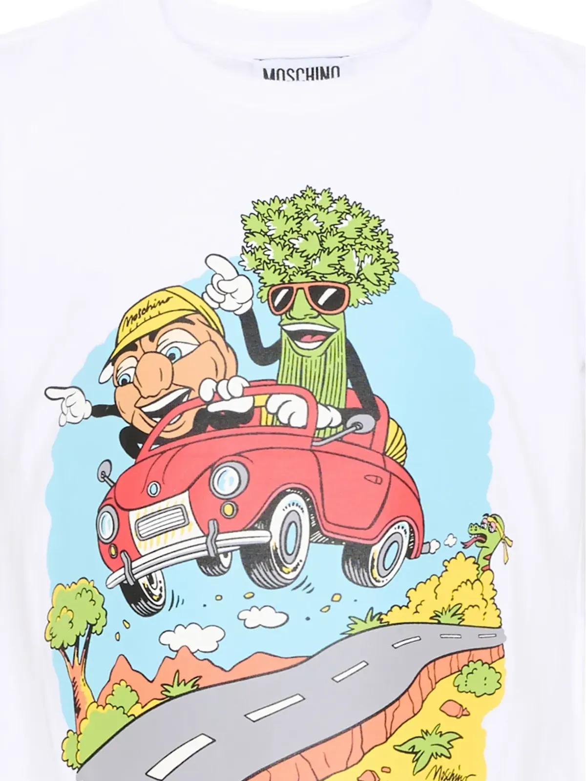 Moschino Kids プリントディテール半袖Tシャツ - 画像3