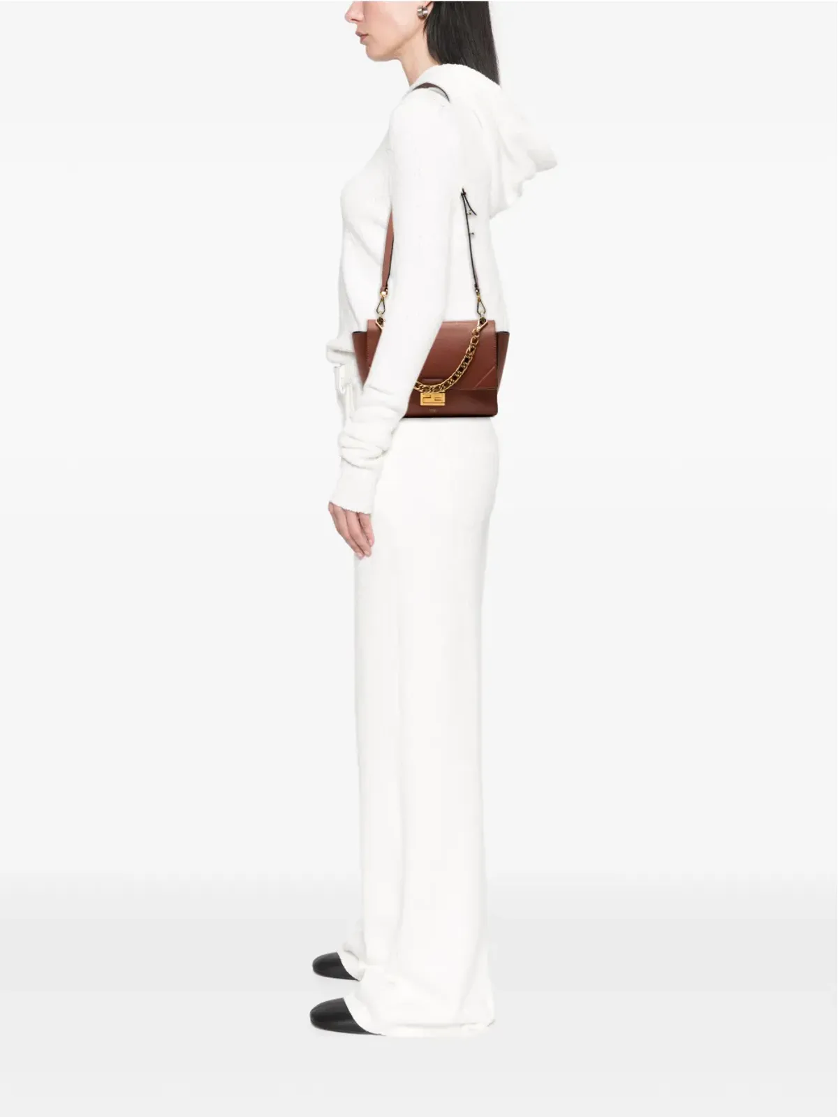 Fendi Vintage カーフスキン Kan U サッチェル - 画像2