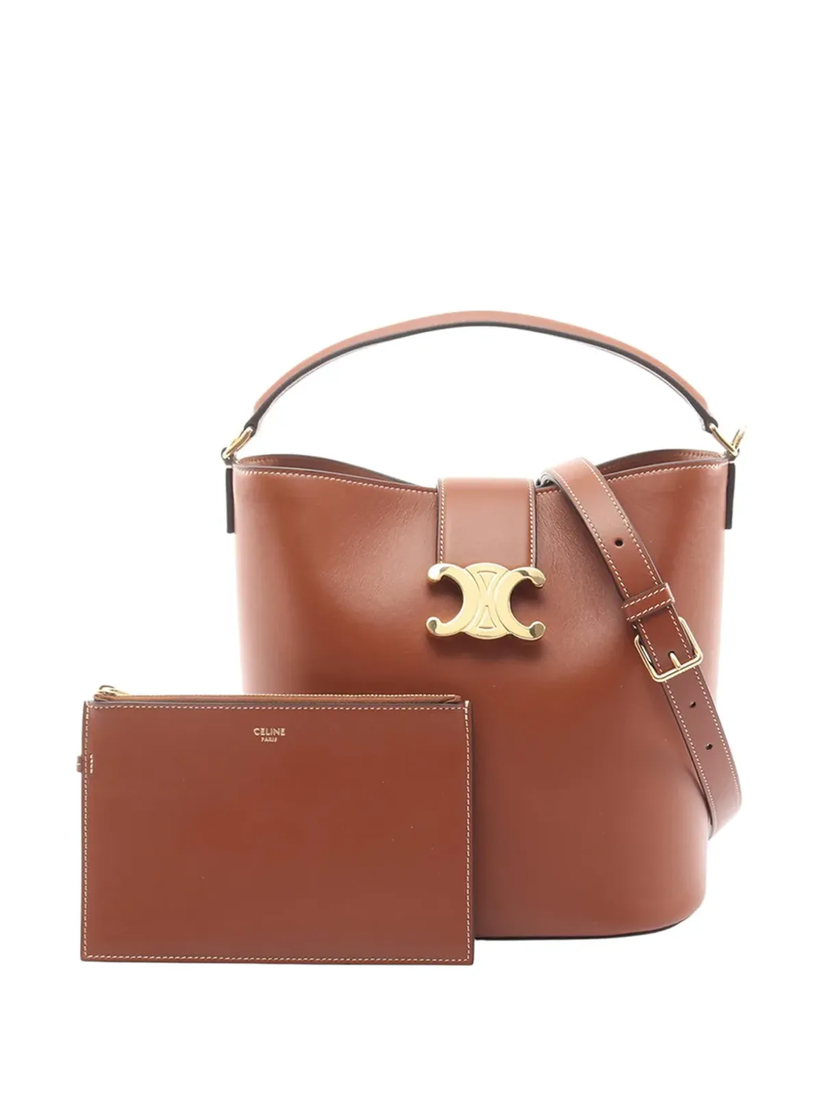 Celine Pre-Owned ルイーズ バケットバッグ - 画像1