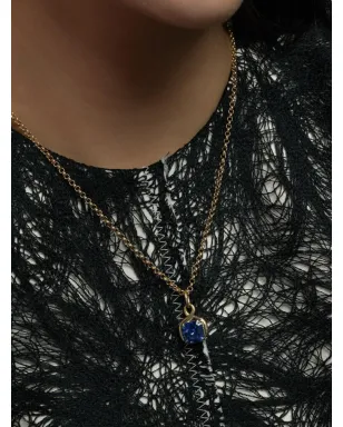 PHILLIPS HOUSE Bespoke sapphire pendant necklace - Gold - サムネイル1