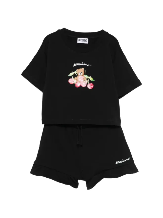 Moschino Kids Moschino Kids グラフィックプリントショーツセットの商品画像