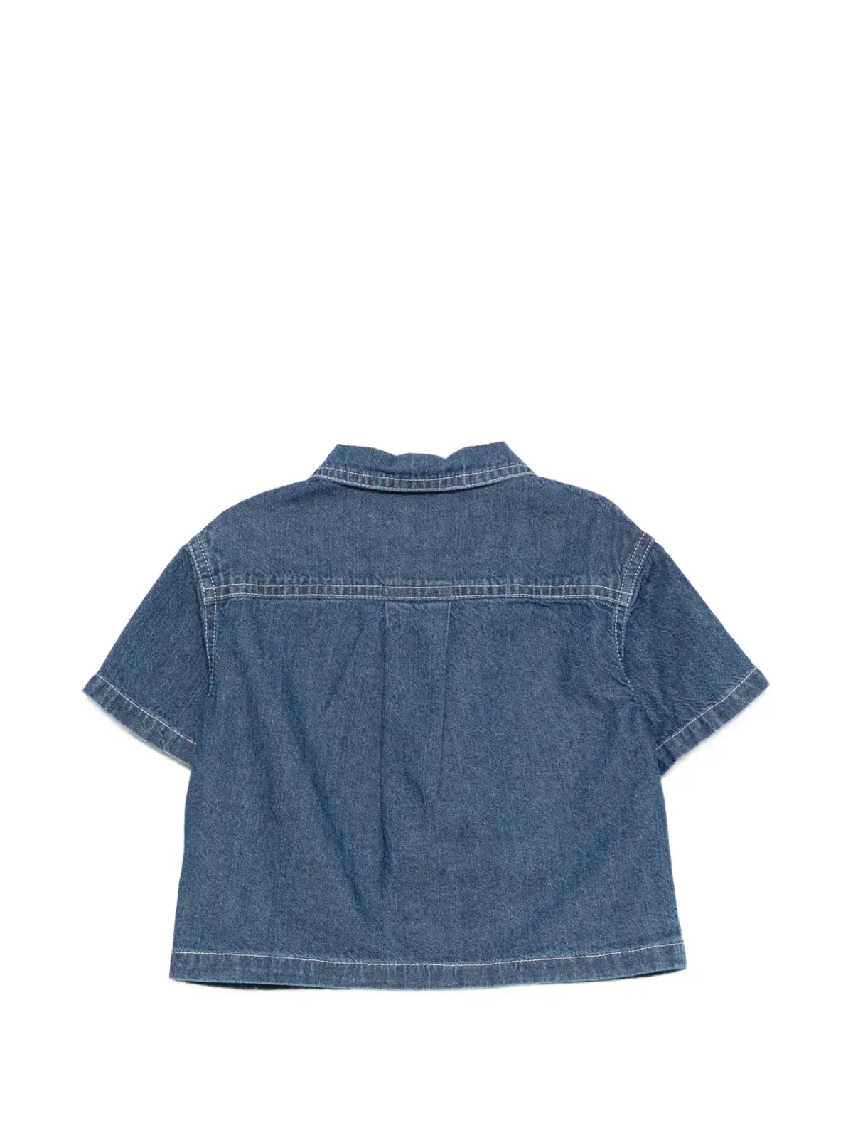 Moschino Kids 刺繍シャツ ブルー - 画像2