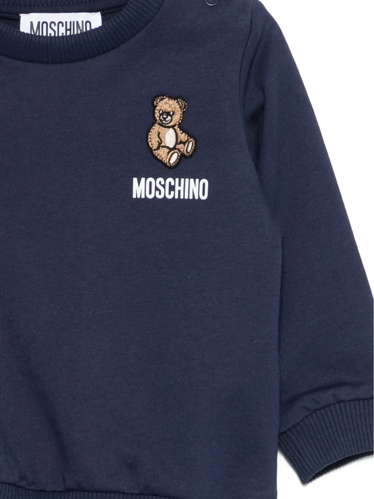 Moschino Kids テディディテール クルーネック スウェットシャツ - 画像3