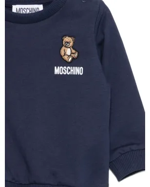 Moschino Kids テディディテール クルーネック スウェットシャツ - サムネイル3