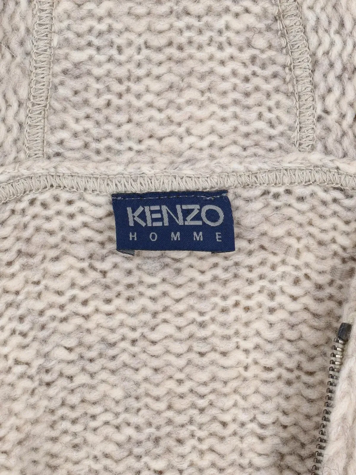 Kenzo Pre-Owned ニットジップアップフーディ - 画像3