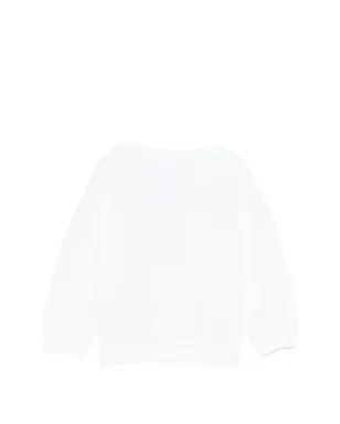 Moschino Kids graphic teddy bear sweatshirt - White - サムネイル2