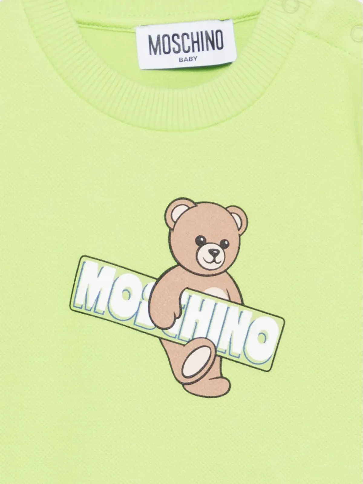Moschino Kids ベアグラフィック クルーネック スウェットシャツ - 画像3