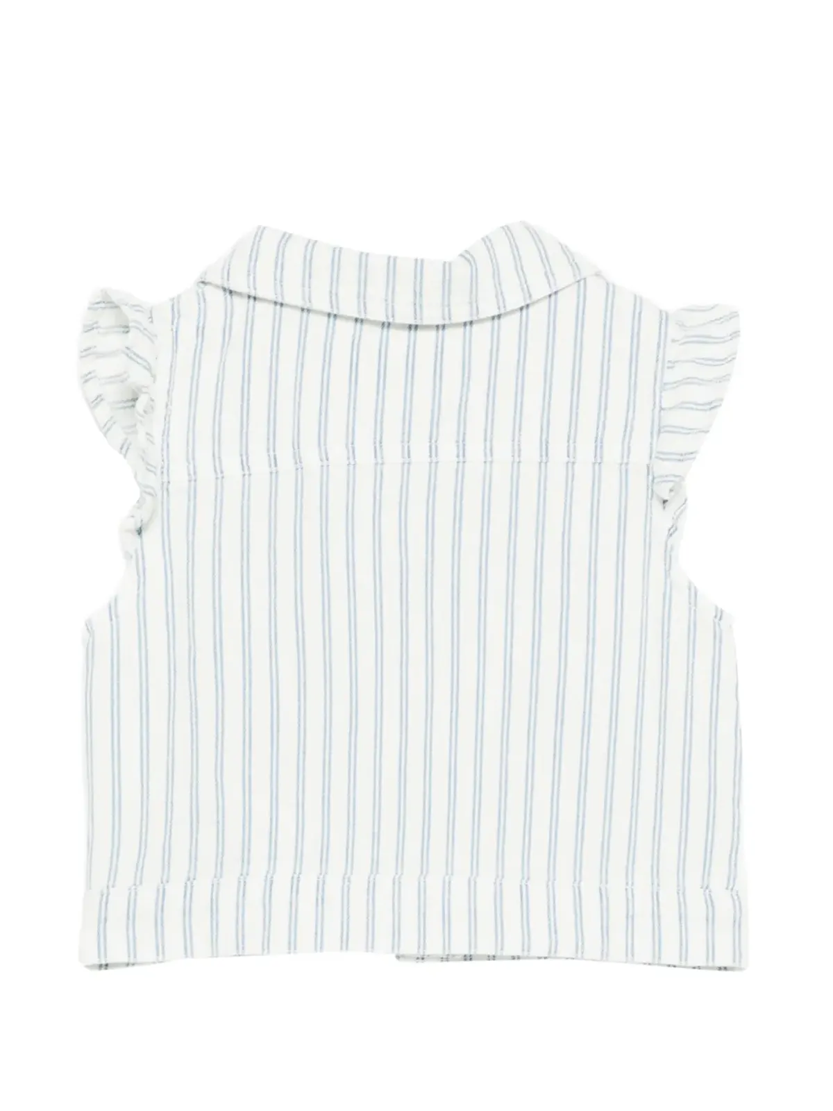 Moschino Kids フリル付きストライプトップス - 画像2