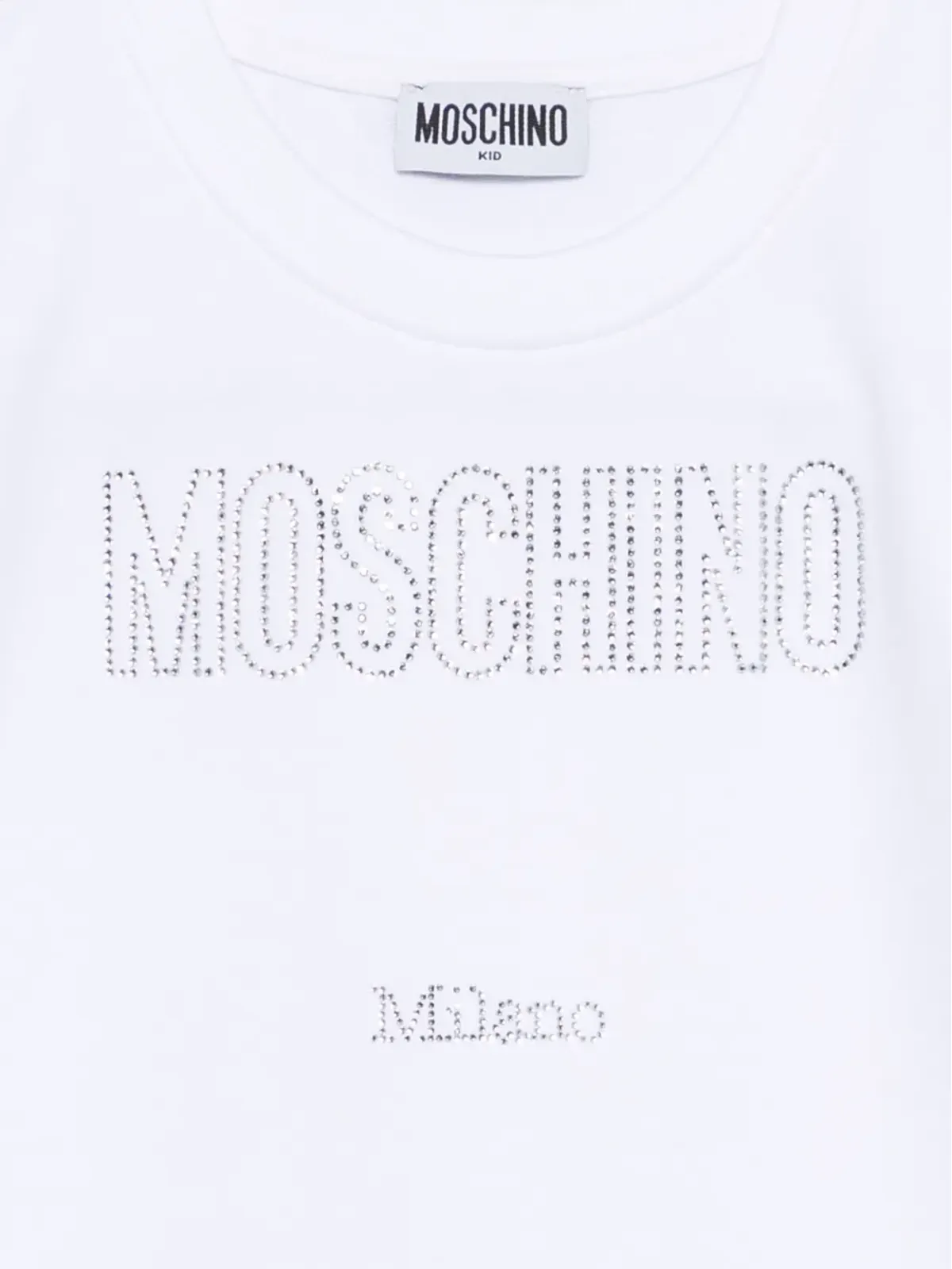Moschino Kids ロゴクリスタルドレス - 画像3