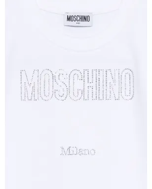 Moschino Kids ロゴクリスタルドレス - サムネイル3
