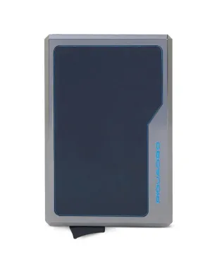 PIQUADRO MagSafeポップアップカードホルダー - グレー - サムネイル2